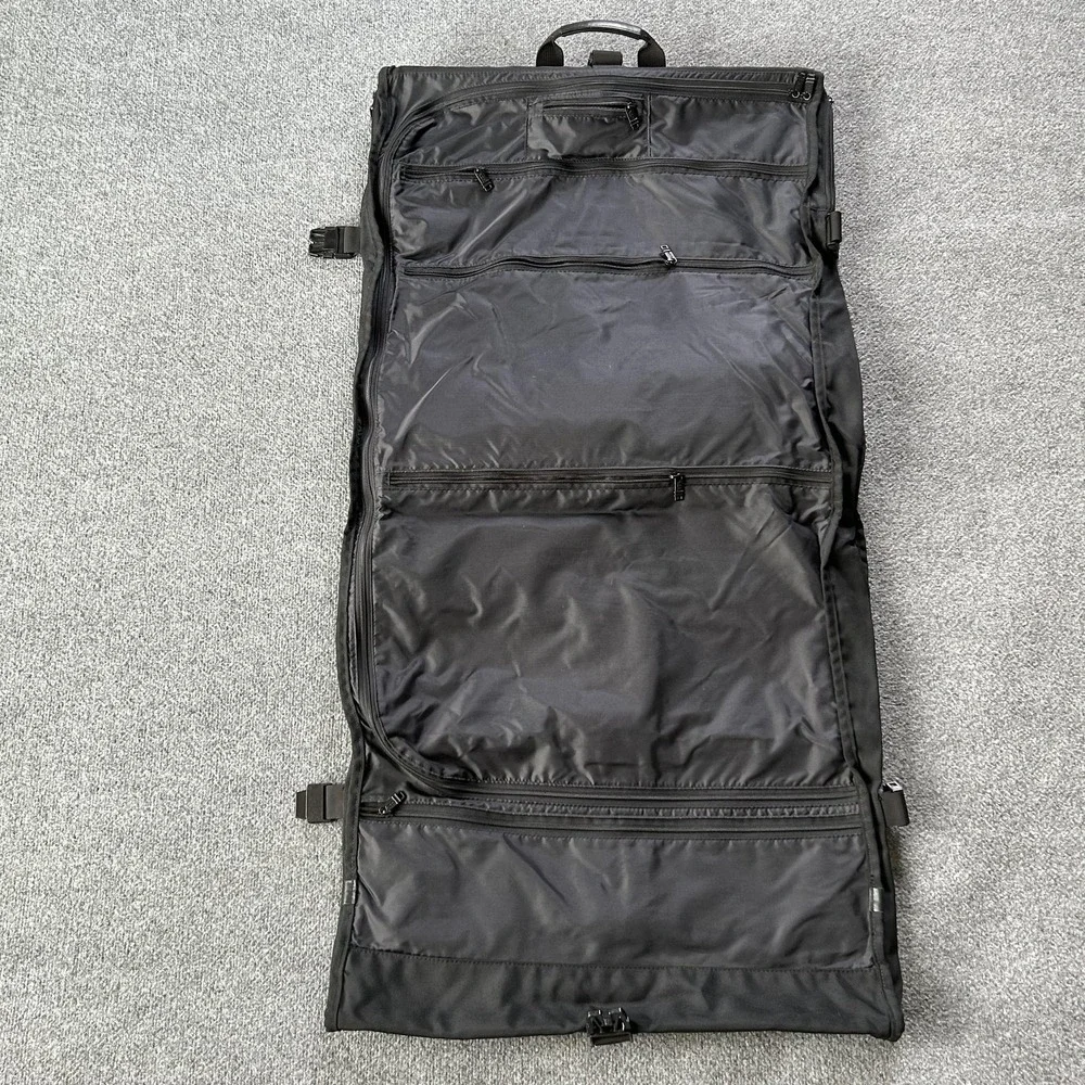 Tumi Garment Bag‎ Black Ballistic Nylon Travel Suit Carrier Soft Case Luggage